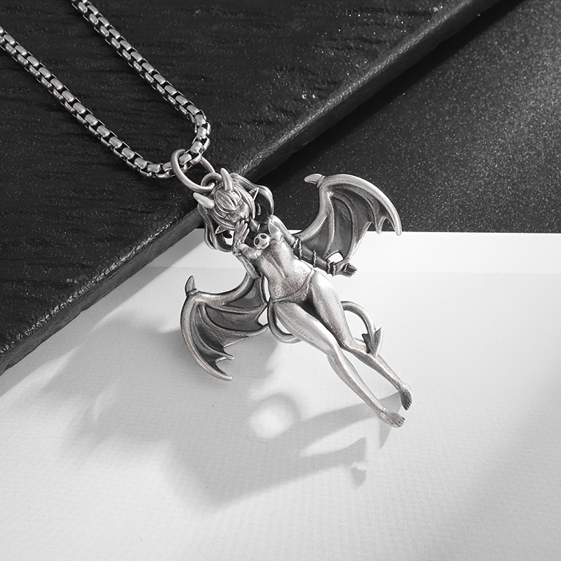 Women's Vintage Distressed Double-Layer Skeleton Necklace